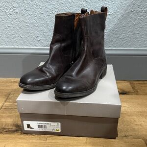 Franco Sarto Dark Brown Heeled Boots